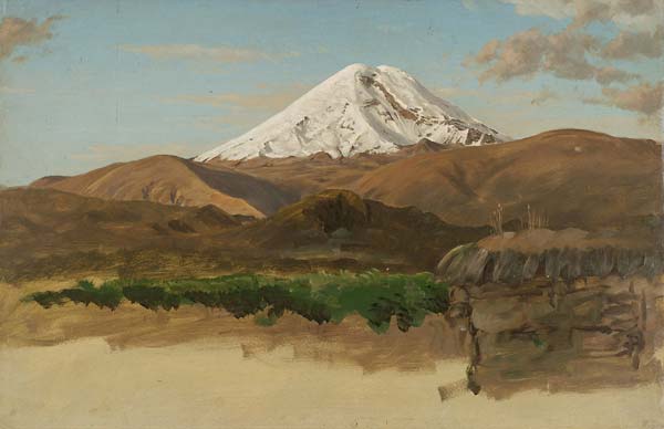 Study of Mount Chimborazo, Ecuador - Click Image to Close