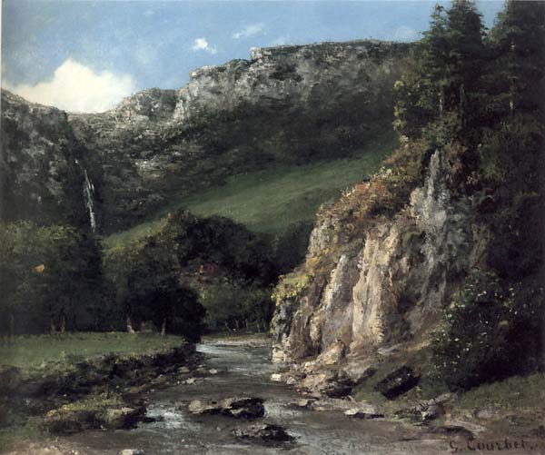 Stream in the jura mountains - Click Image to Close