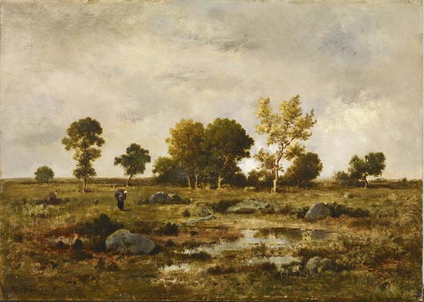 Effect of Autumn, Fontainebleau - Click Image to Close