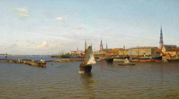 View of Riga. - Click Image to Close