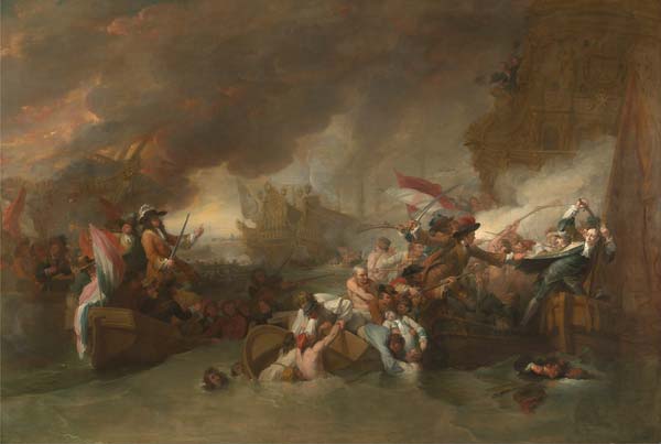 The Battle of La Hogue - Click Image to Close