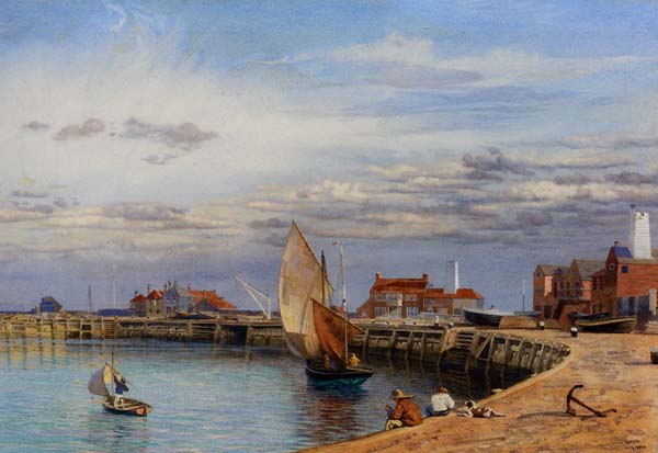 Entrance To Yarmouth Harbour - Click Image to Close