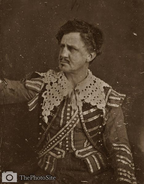 Junius Booth in theatrical costume - Click Image to Close