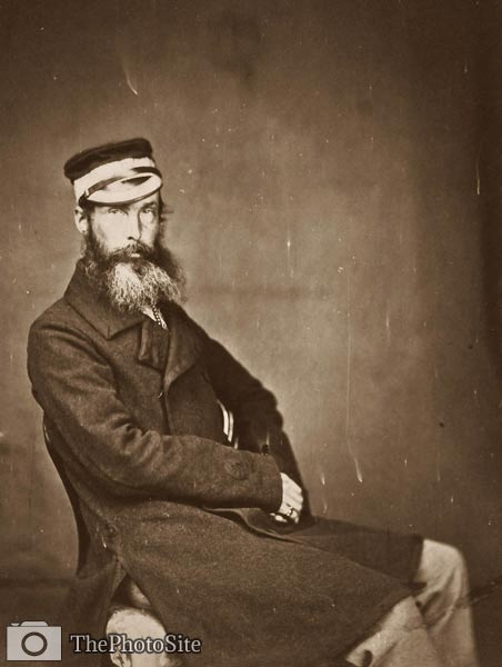 Captain Halford 1855 Crimean war portrait - Click Image to Close