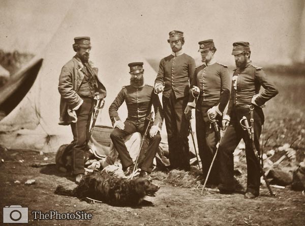 Officers of the 57th Regiment Crimean War - Click Image to Close