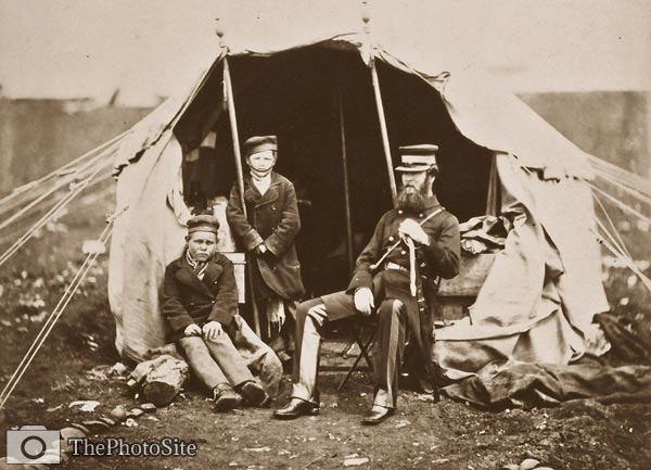 Colonel Brownrigg and captured Russian boys Crimean War - Click Image to Close