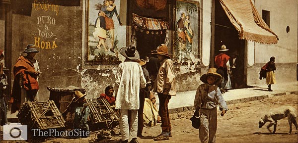 Pulque shop, Tacubaya Mexico 19th century - Click Image to Close