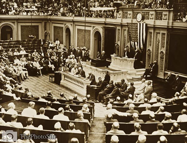 Session of the House of representatives Washington 1920's - Click Image to Close