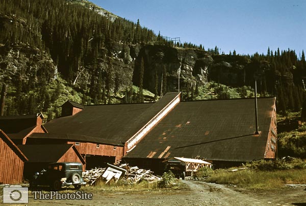 Mill at the Camp Bird Mine, Ouray County, Colorado 1940 - Click Image to Close