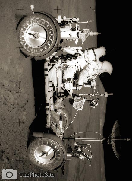 Lunar Roving Vehicle During the Apollo 15 Mission - Click Image to Close