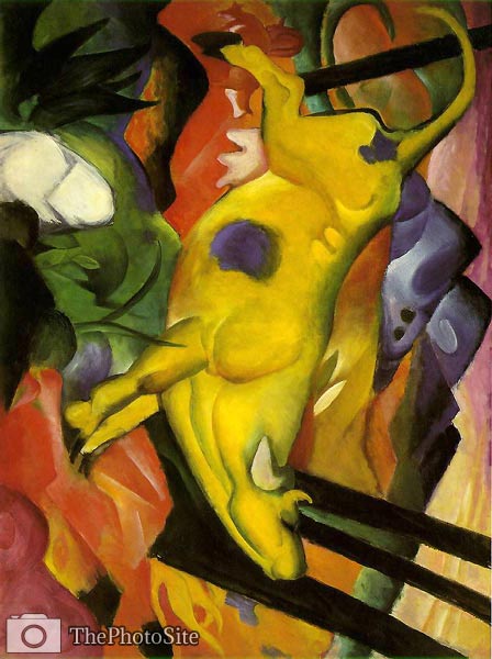 The Yellow Cow 1911 Franz Marc - Click Image to Close