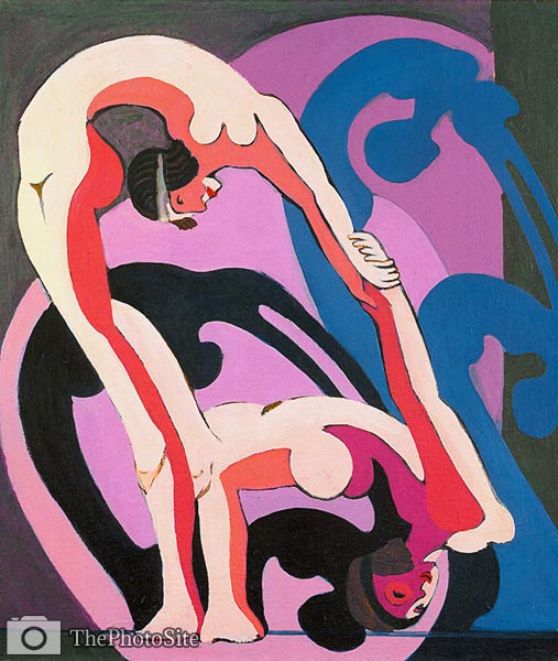 Akrobatenpaar - Plastik Ernst Ludwig Kirchner - Click Image to Close