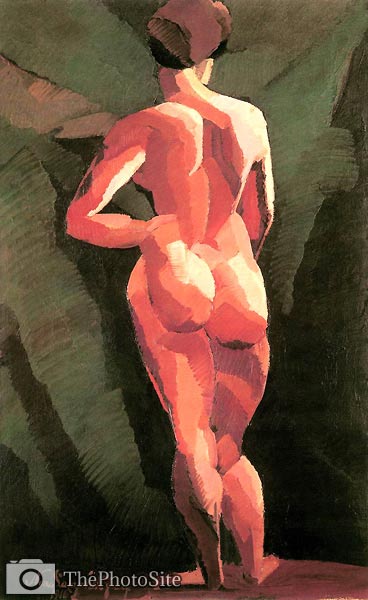 Nude, back view 1916 Nemes-Lamperth Jozsef - Click Image to Close
