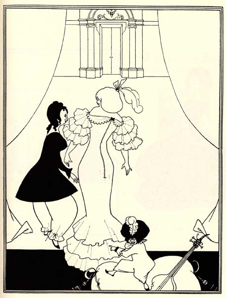 Ballet of marionettes iii, Aubrey Beardsley - Click Image to Close
