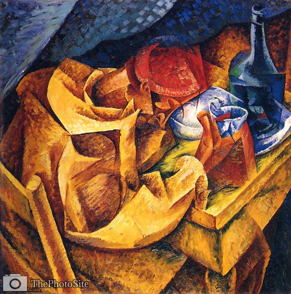 The drinker 1914, Umberto Boccioni - Click Image to Close
