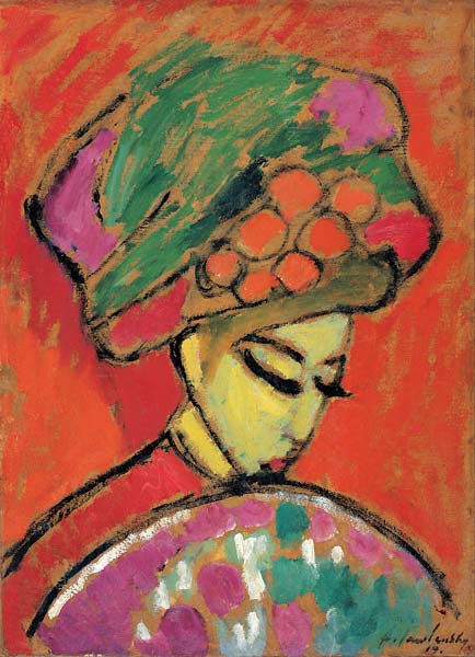 Young Girl with a Flowered Hat - Click Image to Close