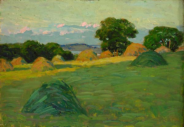 Arthur Wesley Dow The Hill Field - Click Image to Close
