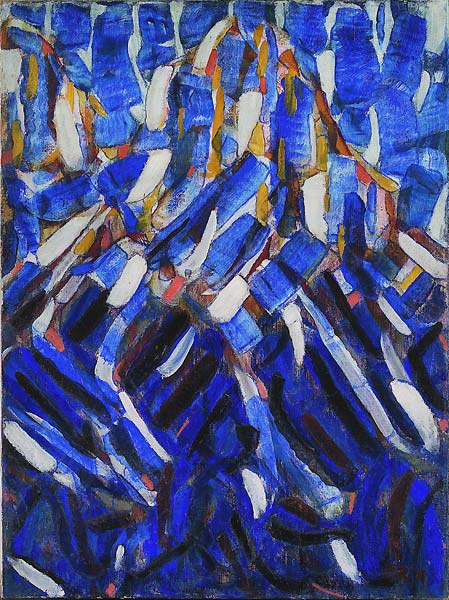 Abstraction (the Blue Mountain) - Click Image to Close