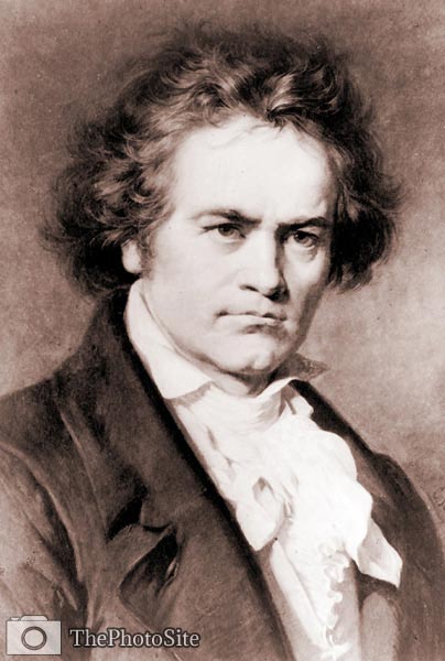 Portrait of Ludwig van Beethoven - Click Image to Close