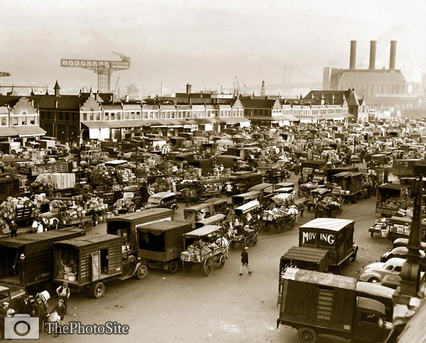 Wallabout Market, Brooklyn, N.Y. 1940 - Click Image to Close
