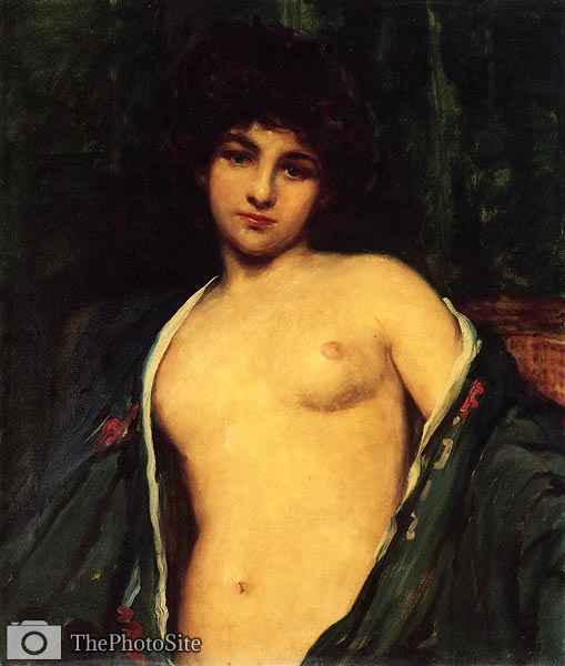Portrait of Evelyn Nesbitt by James Beckwith - Click Image to Close