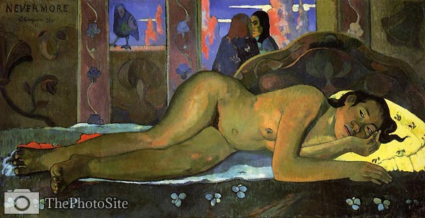 Nevermore, Oh Tahiti Paul Gauguin - Click Image to Close