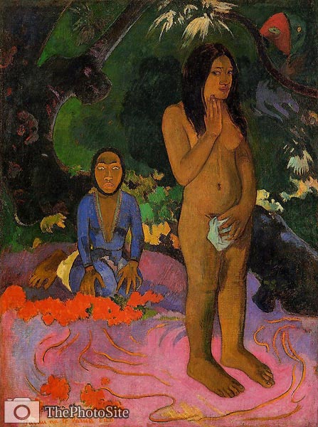 Parau na te varua ino aka Words of the Devil Paul Gauguin - Click Image to Close
