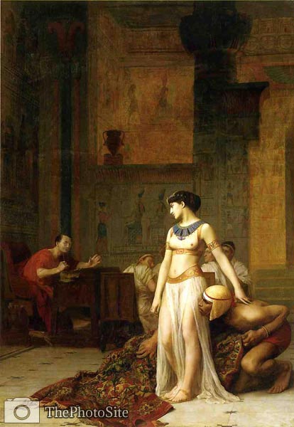 Cesaer and Cleopatra Jean-Leon Gerome - Click Image to Close