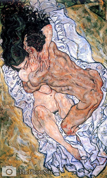 Embrace 1917 Egon Schiele - Click Image to Close
