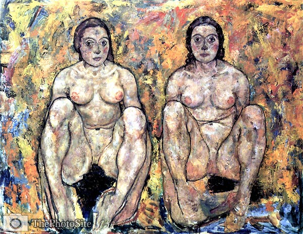 Sitting women Egon Schiele - Click Image to Close
