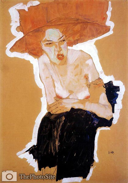 The Scornful Woman Egon Schiele - Click Image to Close