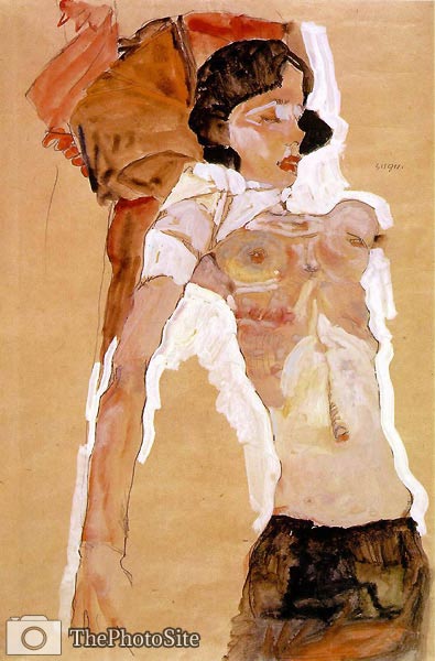Reclining Nude Egon Schiele - Click Image to Close