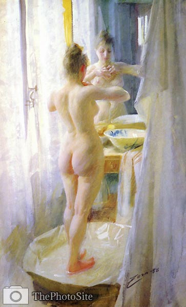 The tub Anders Zorn - Click Image to Close