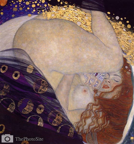 Danae, 1907 Gustav Klimt - Click Image to Close