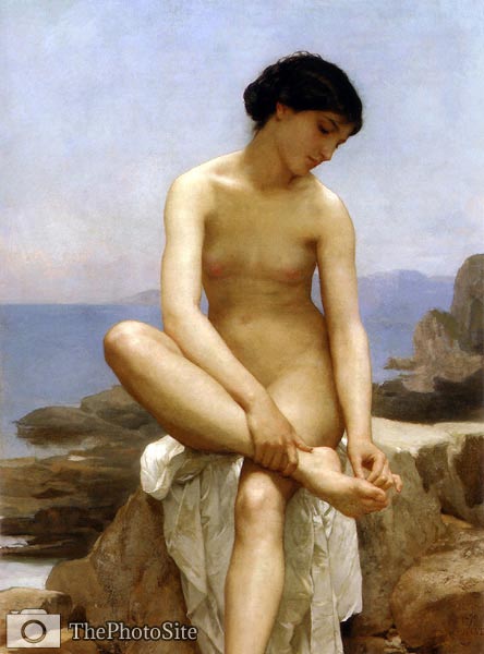 The Bather William-Adolphe Bouguereau - Click Image to Close