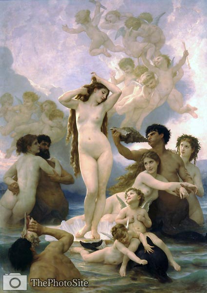 The birth of Venus William-Adolphe Bouguereau - Click Image to Close