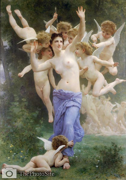 The Invation (Le Guepier) William-Adolphe Bouguereau - Click Image to Close