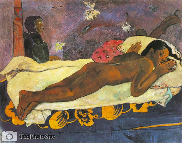 The spirit of the dead watching Paul Gauguin - Click Image to Close