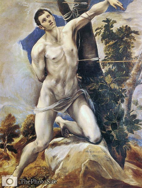 St Sebastian El Greco - Click Image to Close