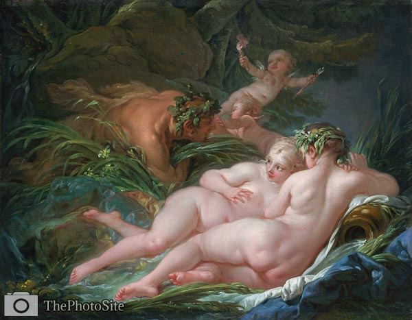 Pan and Syrinx Francois Boucher - Click Image to Close