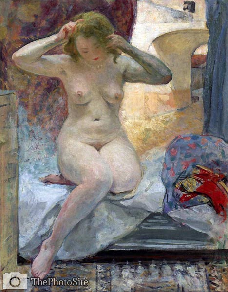 Nude in Cannes Henri Lebasque - Click Image to Close
