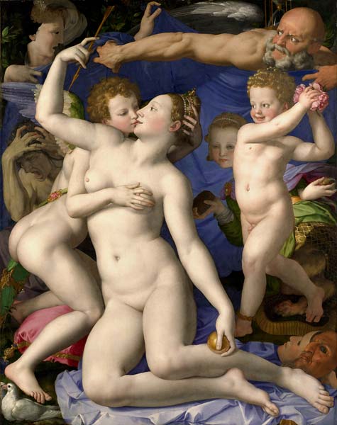 An allegory with venus and cupid - Click Image to Close