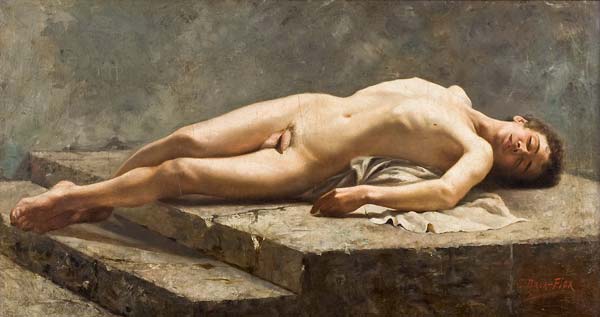 Reclining nude - Click Image to Close