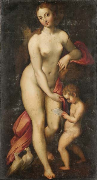 Venus and Cupid - Click Image to Close