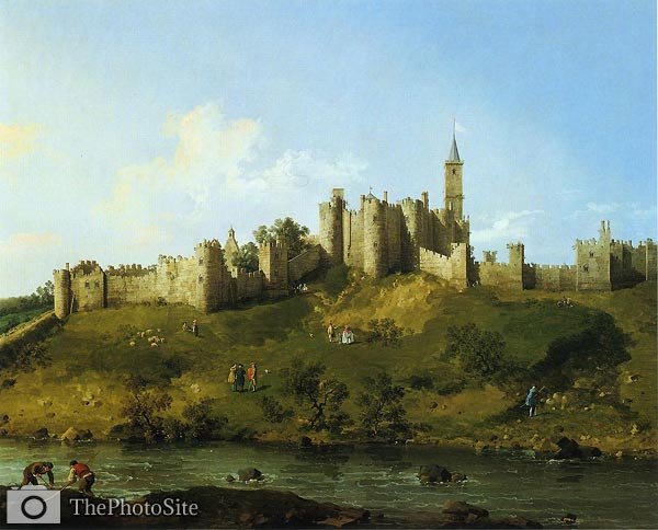 Alnwick Castle Canaletto - Click Image to Close