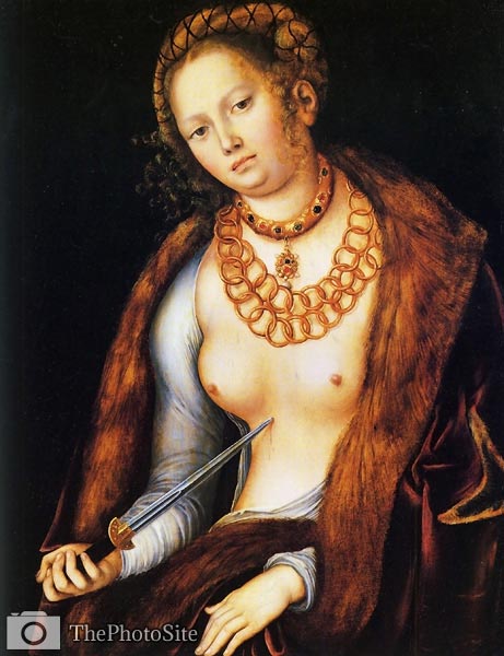 Lucretia by Lucas Cranach the Elder - Click Image to Close