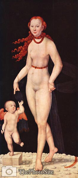 Venus with Cupido Lucas Cranach the Elder - Click Image to Close