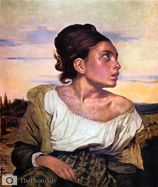 Waisenkind on the cemetery Eugene Delacroix - Click Image to Close