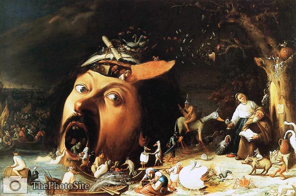 The Temptation of St. Anthony - 1650 joos van craesbeeck - Click Image to Close