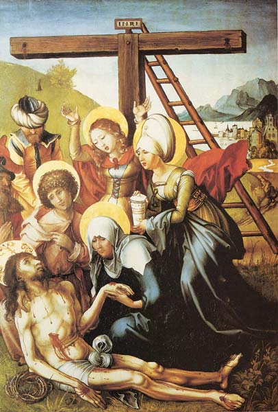 Lamentation of christ 1497, Albrecht Durer - Click Image to Close